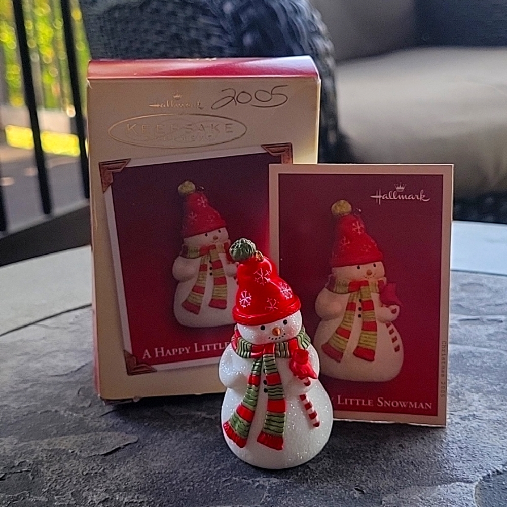A Happy Little Snowman Hallmark Ornament